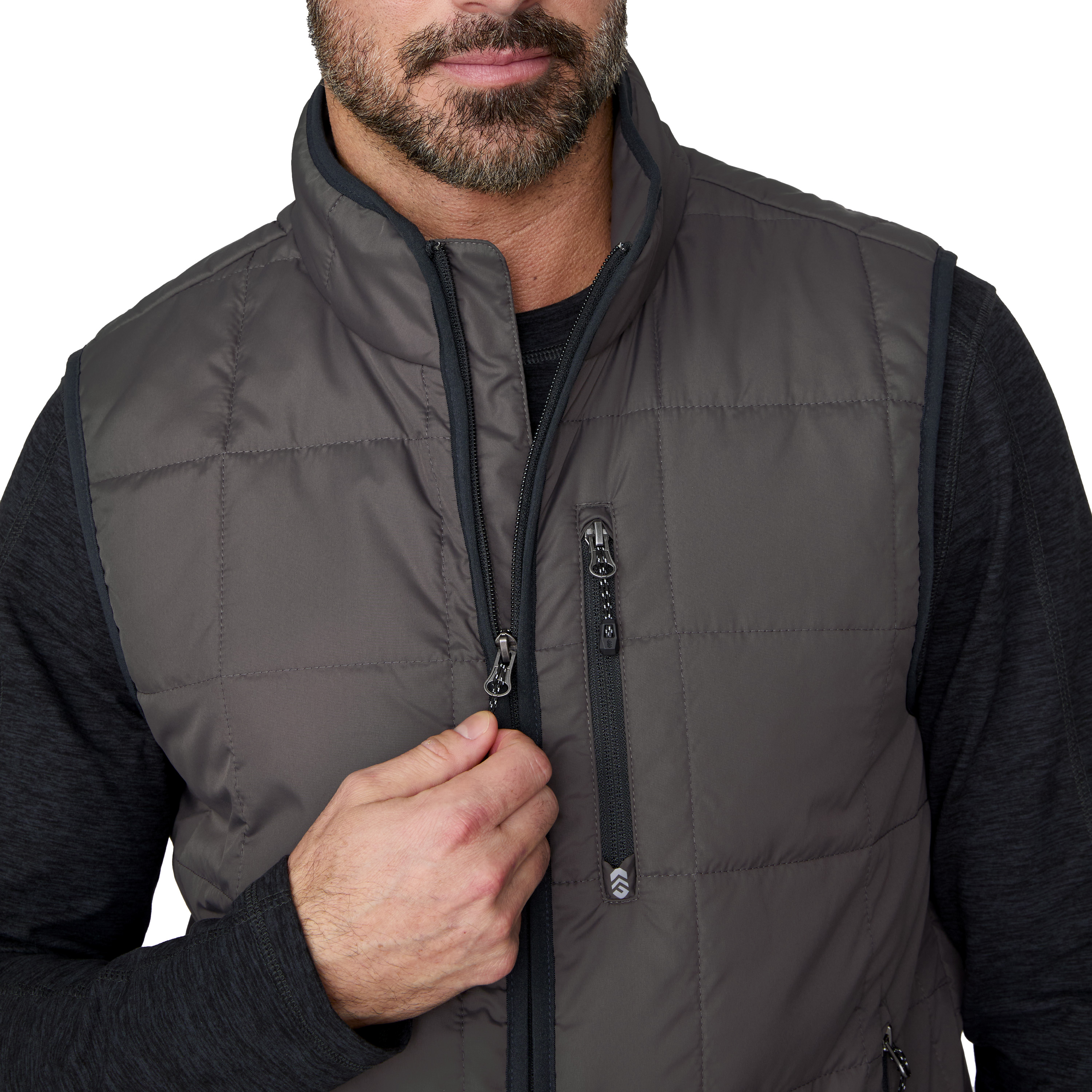 Free Country Men's Maple Creek IV Box Quilted Puffer Vest - Picture 14 of 19