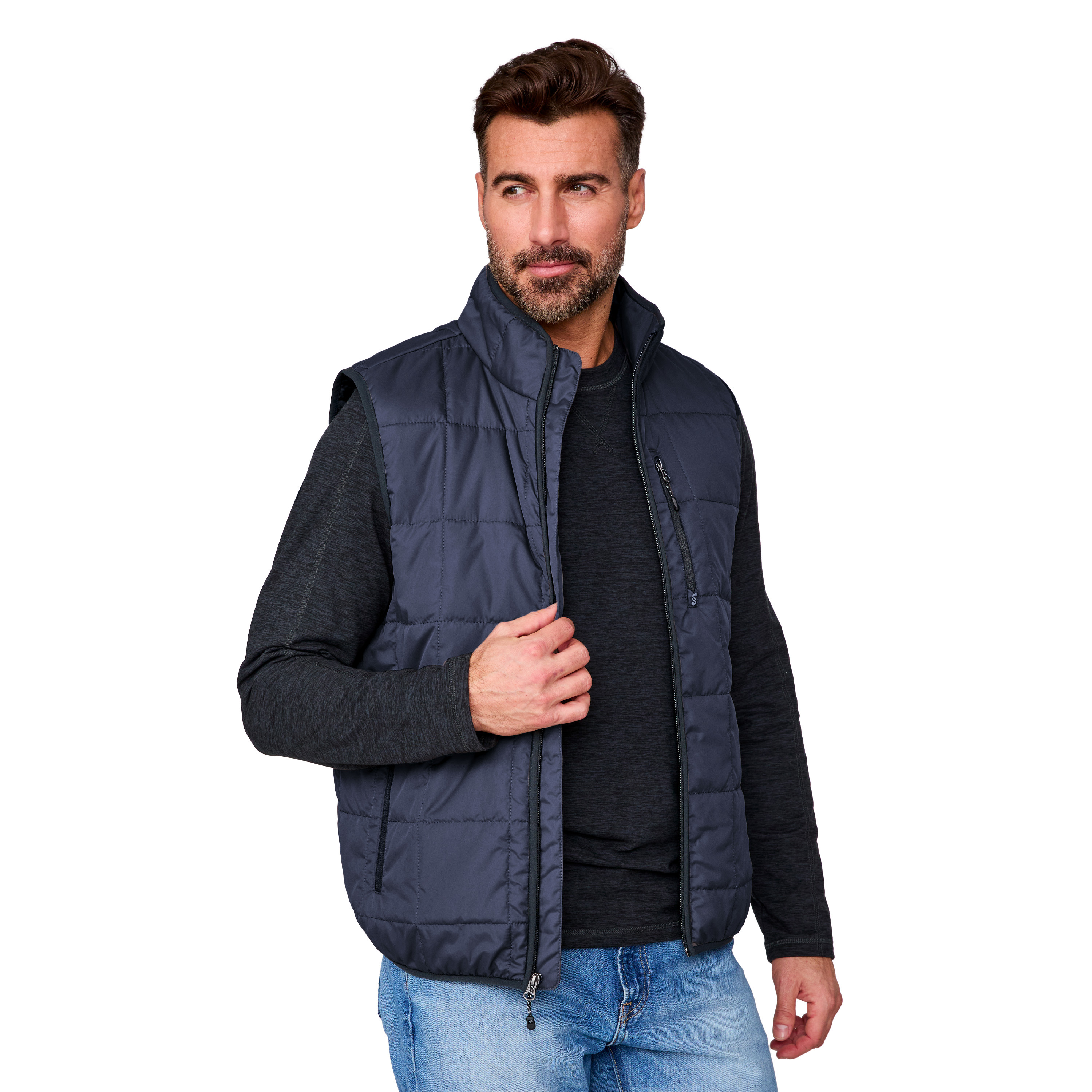 Free Country Men's Maple Creek IV Box Quilted Puffer Vest - Picture 16 of 19