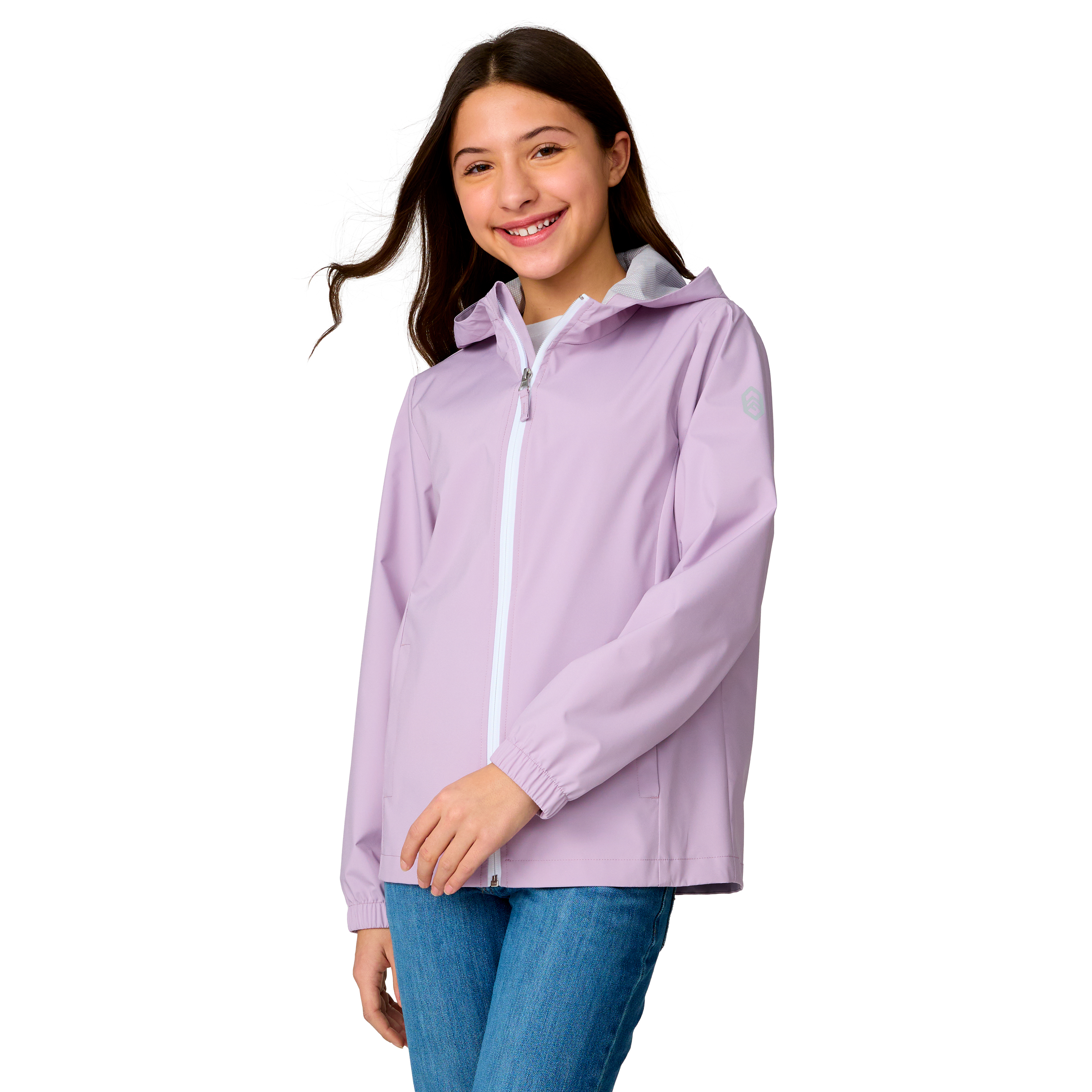 Free Country Girls' Recess X2O Rain Jacket - Picture 10 of 12