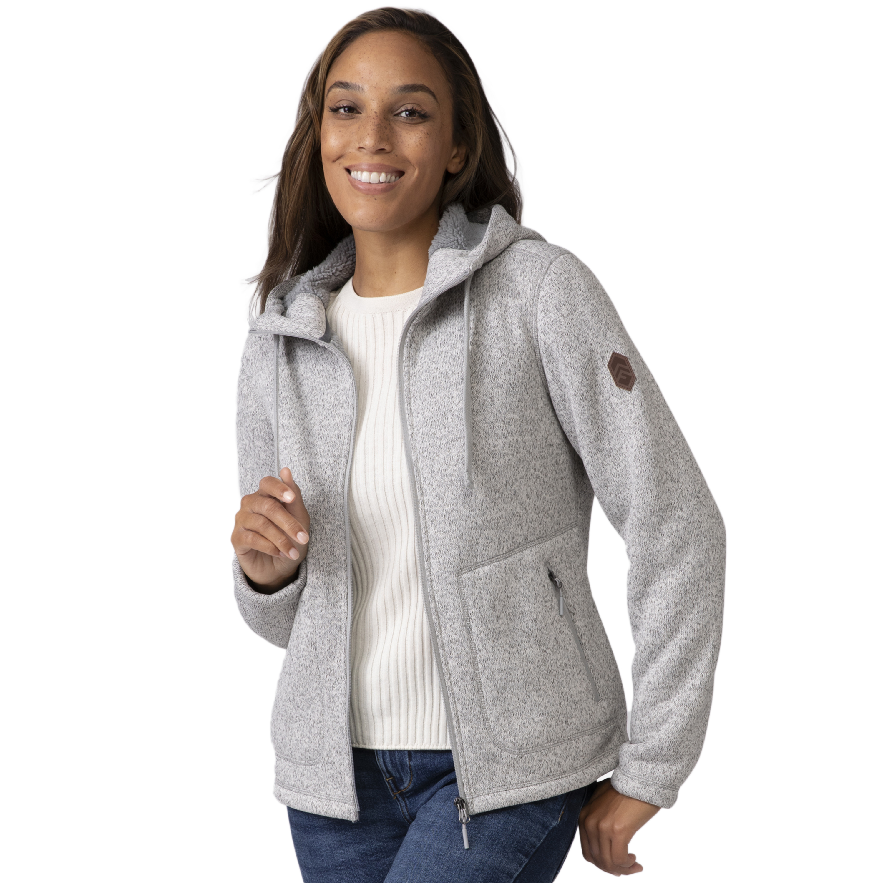 Chaqueta polar de montaña Free Country para mujer - Imagen 12 de 14