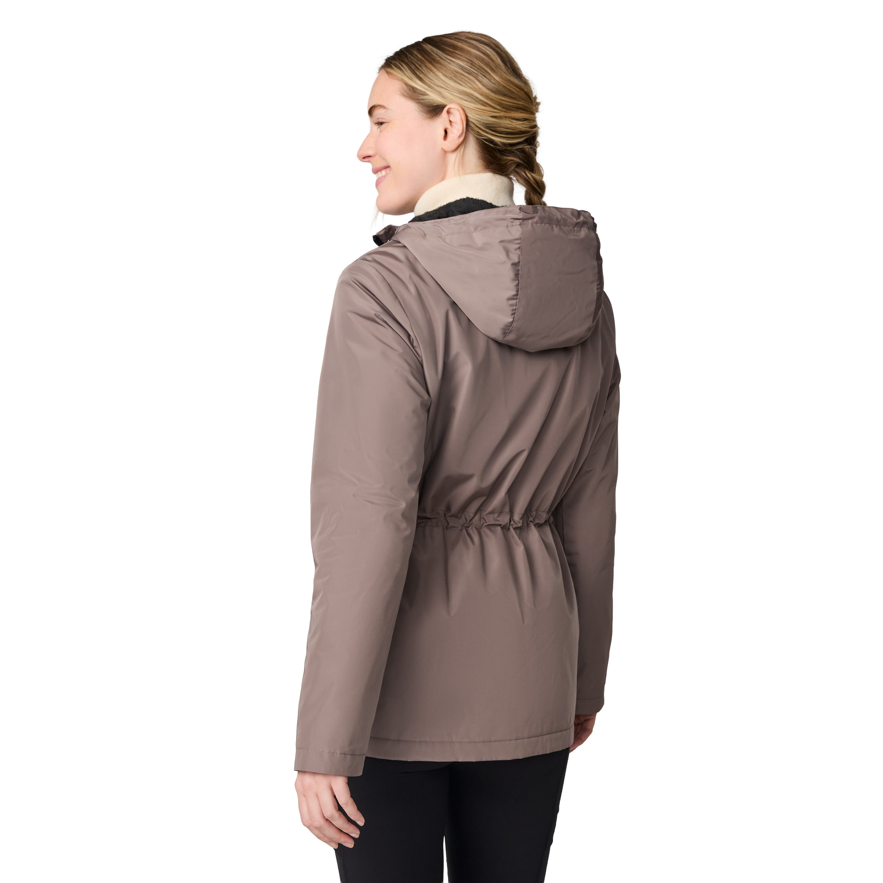 Free Country Women's Rain Away Lined Anorak Rain Jacket - Picture 15 of 15