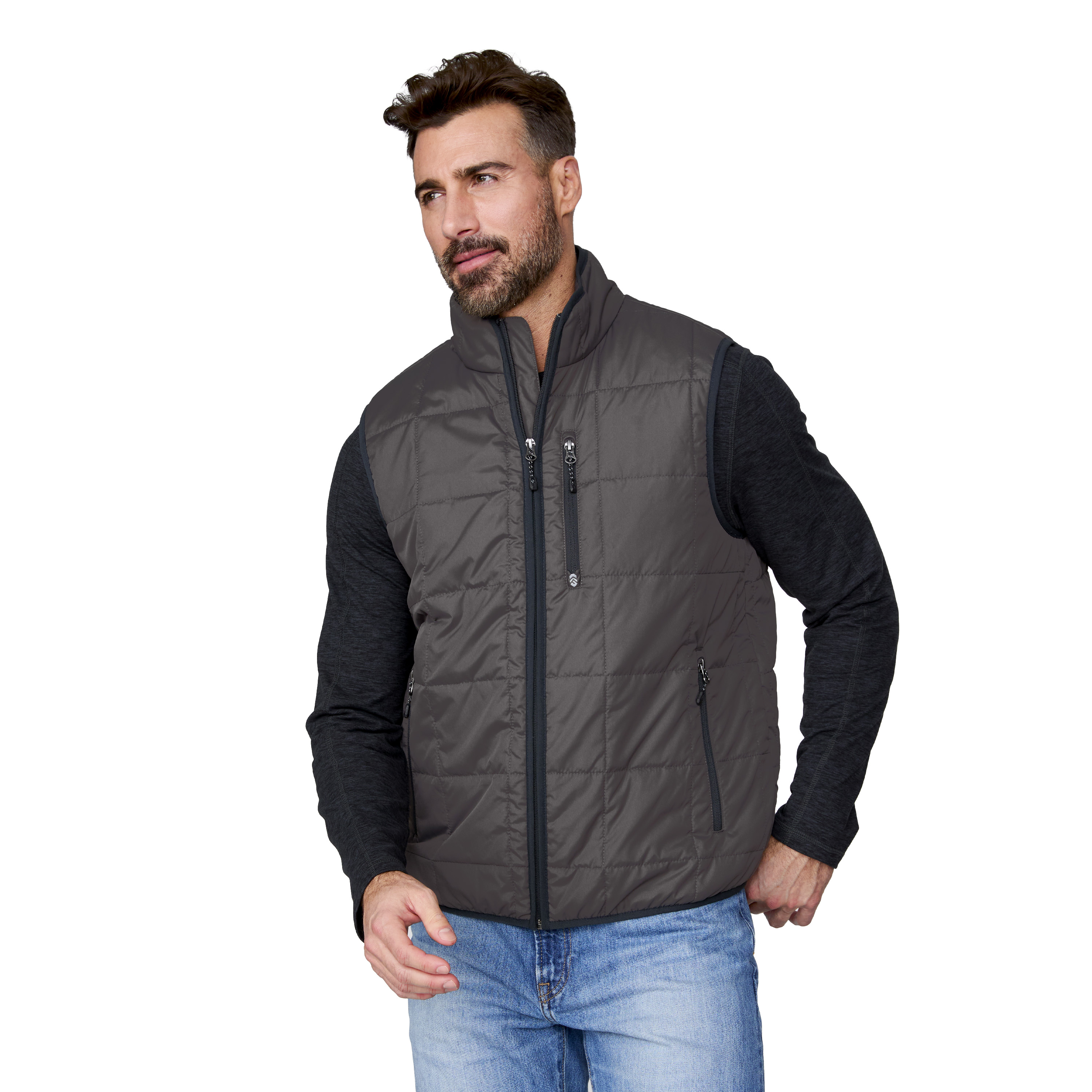 Free Country Men's Maple Creek IV Box Quilted Puffer Vest - Picture 10 of 19
