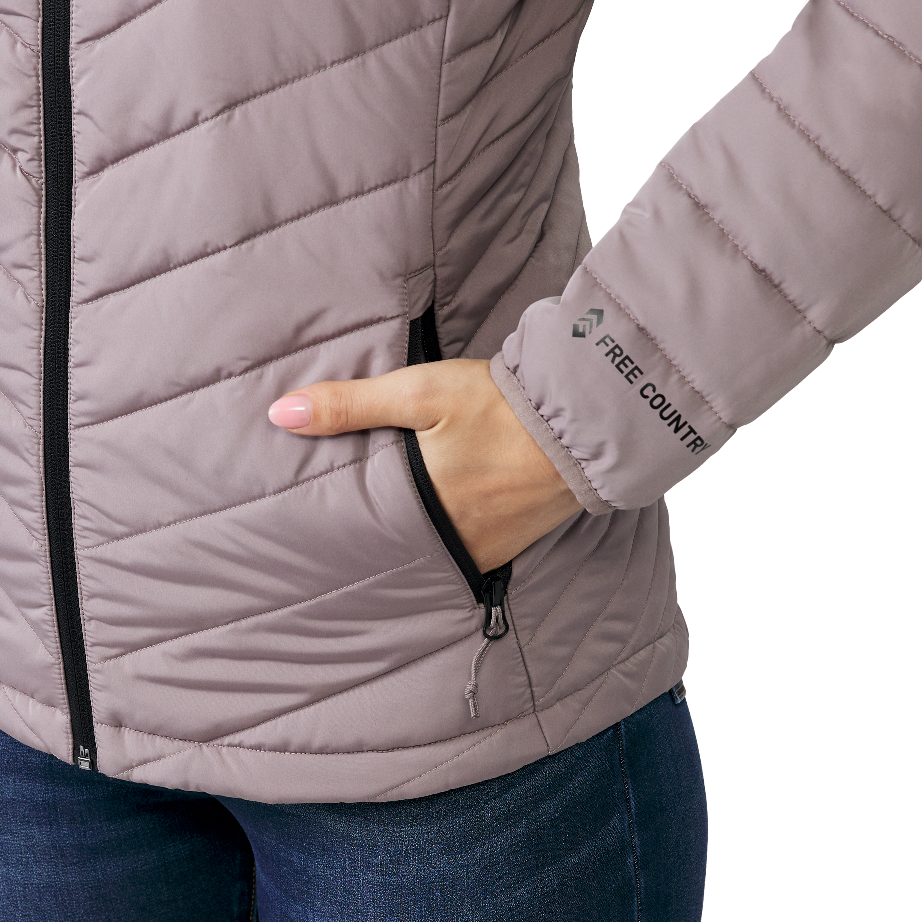 Free Country Women's Stow & Go Packable Jacket - Picture 8 of 8