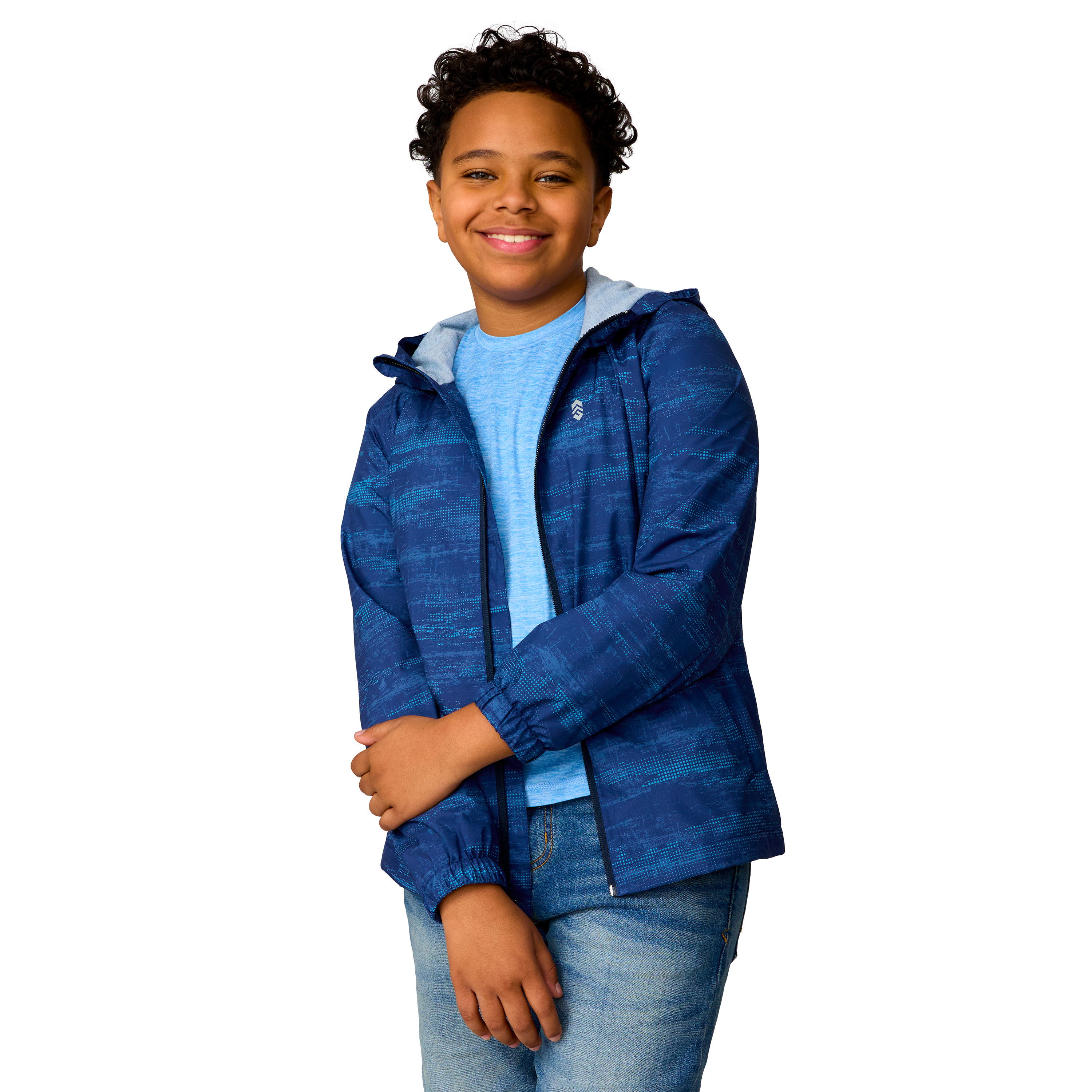 Free Country Boys' Easy Hiking Windshear Jacket - Picture 8 of 9
