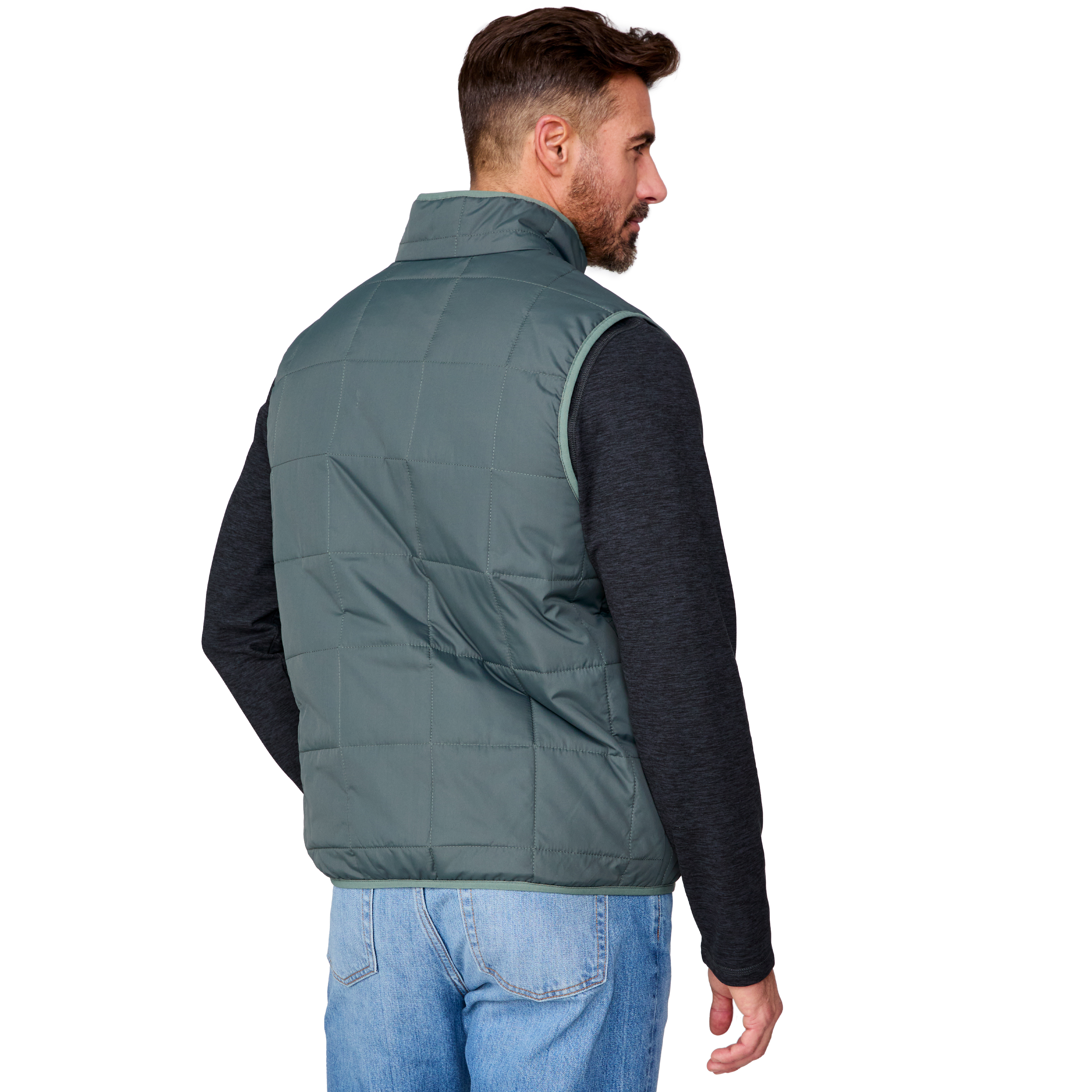 Free Country Men's Maple Creek IV Box Quilted Puffer Vest - Picture 8 of 19