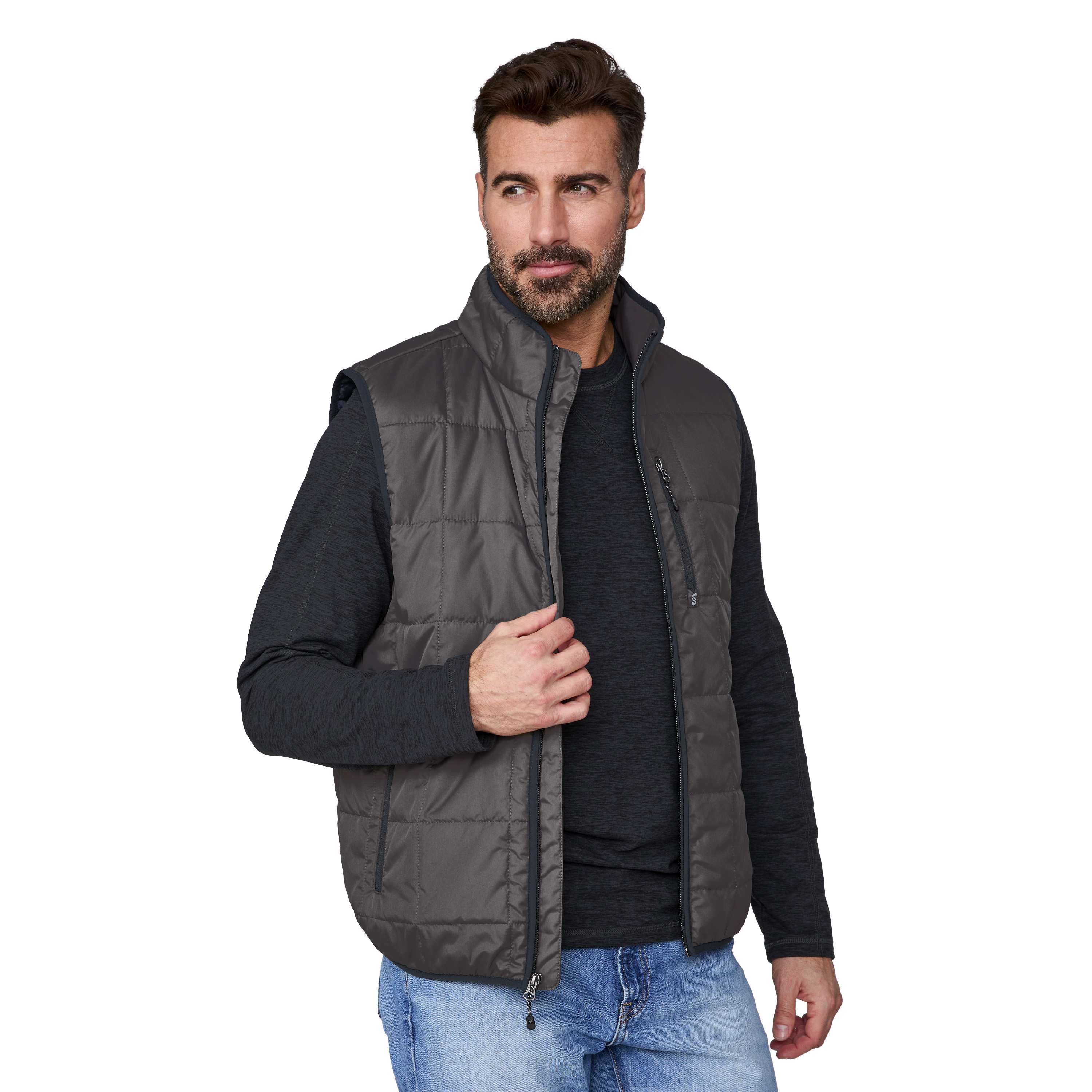Free Country Men's Maple Creek IV Box Quilted Puffer Vest - Picture 11 of 19