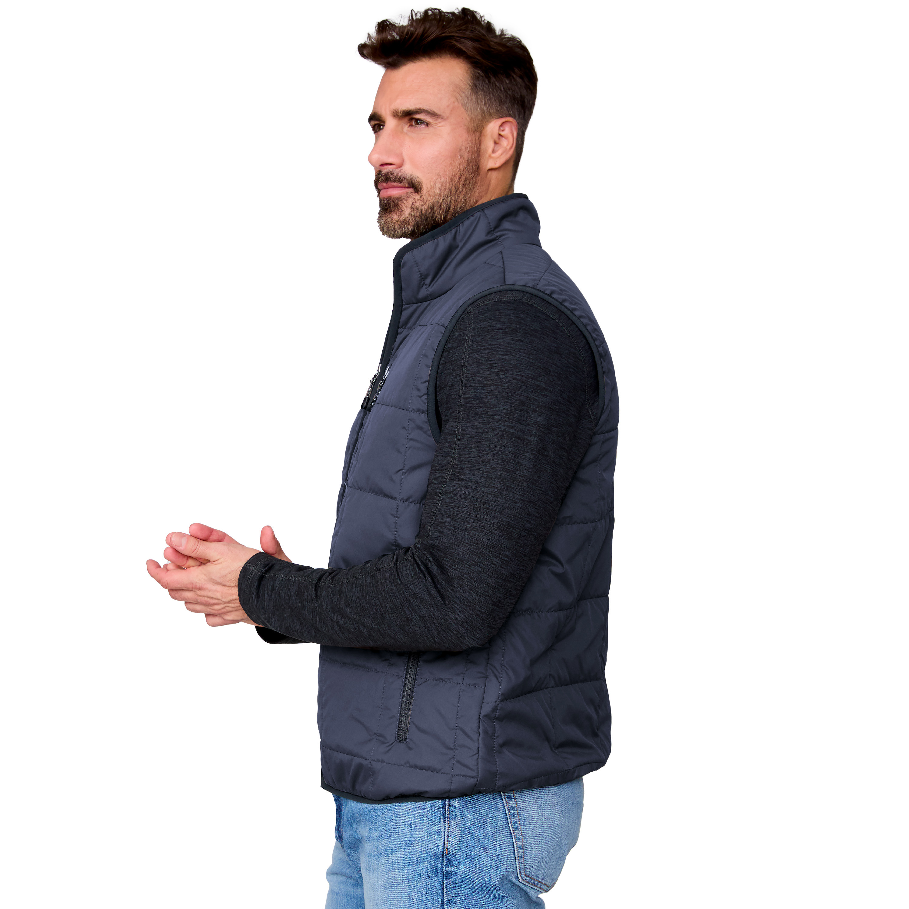 Free Country Men's Maple Creek IV Box Quilted Puffer Vest - Picture 17 of 19