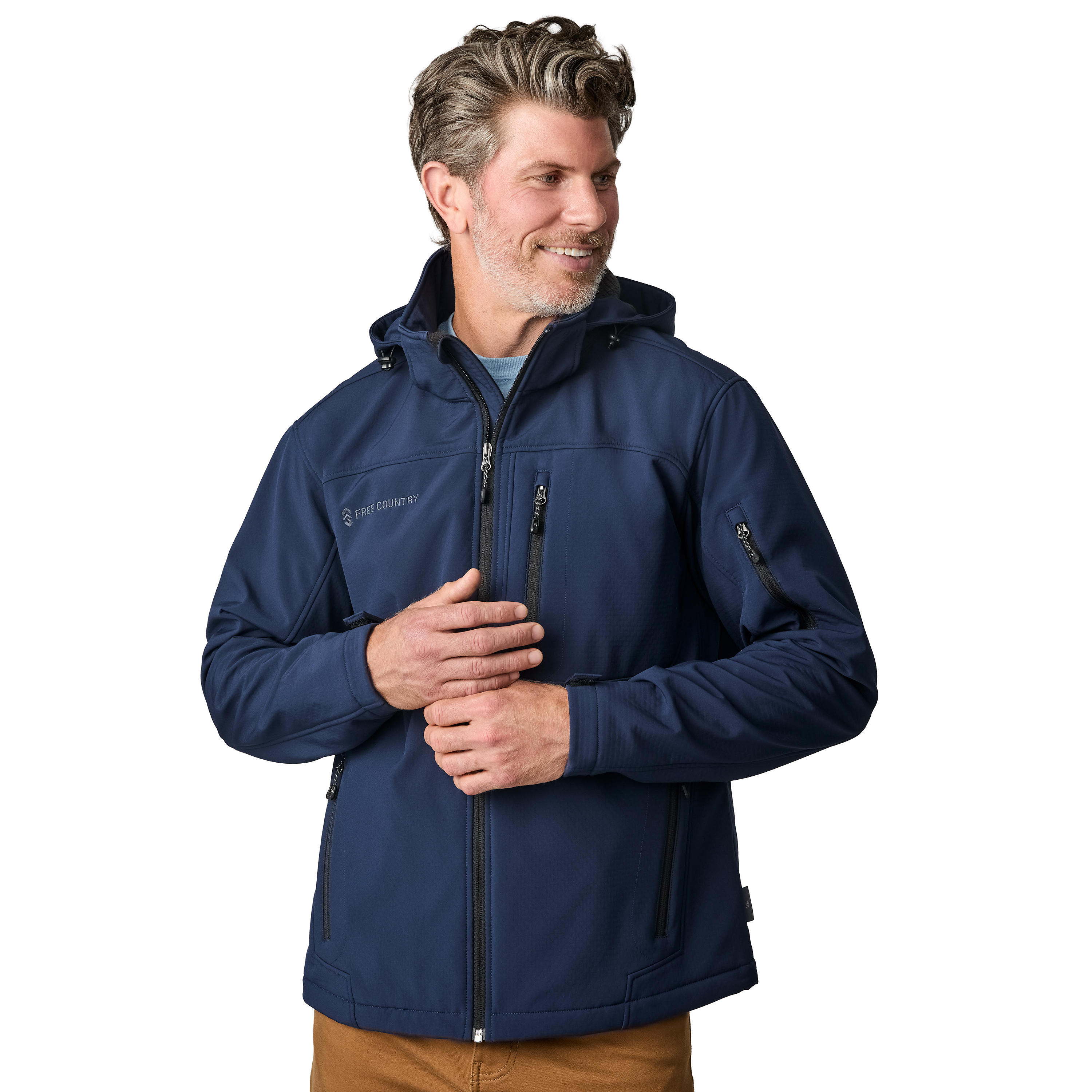 Free Country Men's Odyssey II Flex Super Softshell® Jacket - Picture 15 of 35