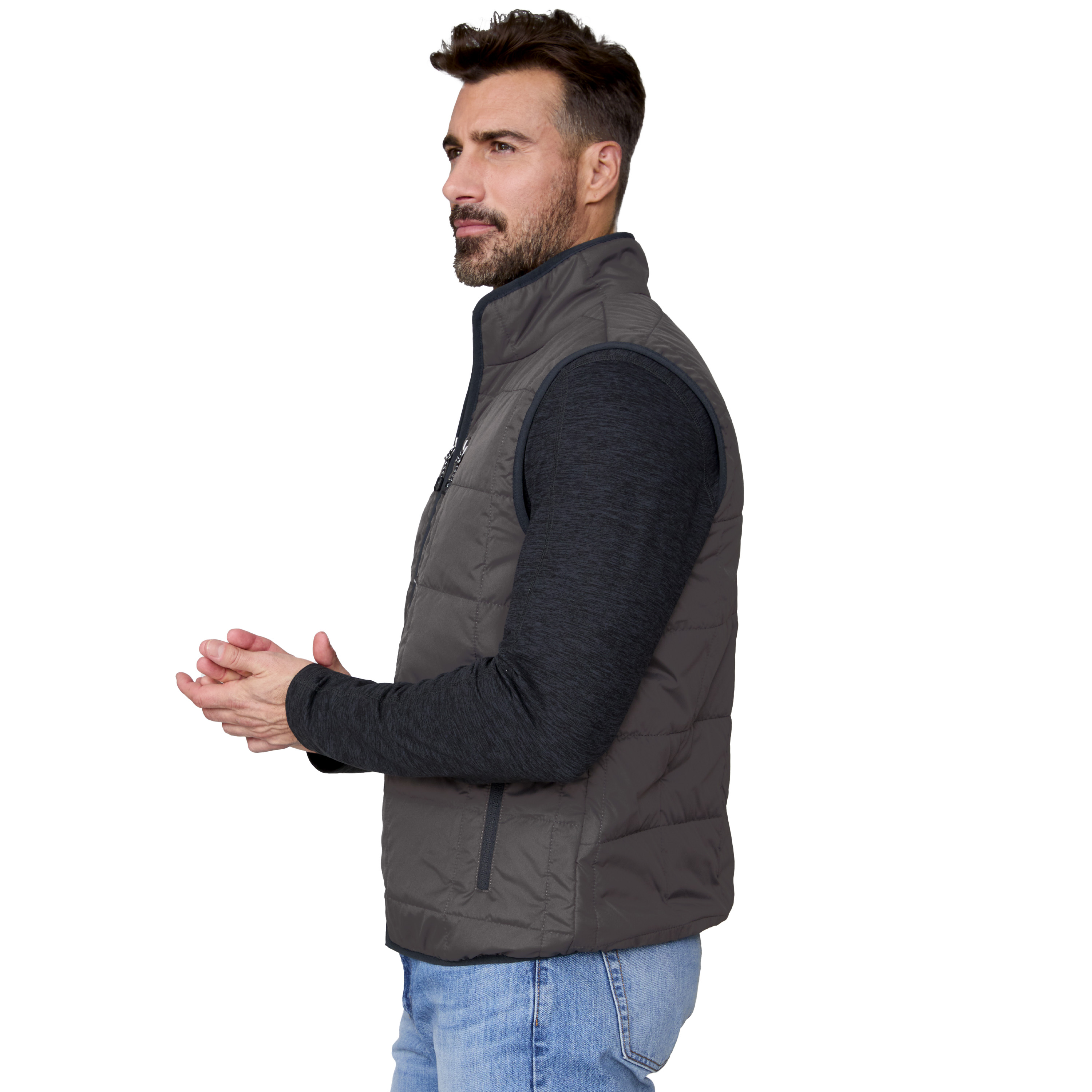Free Country Men's Maple Creek IV Box Quilted Puffer Vest - Picture 12 of 19