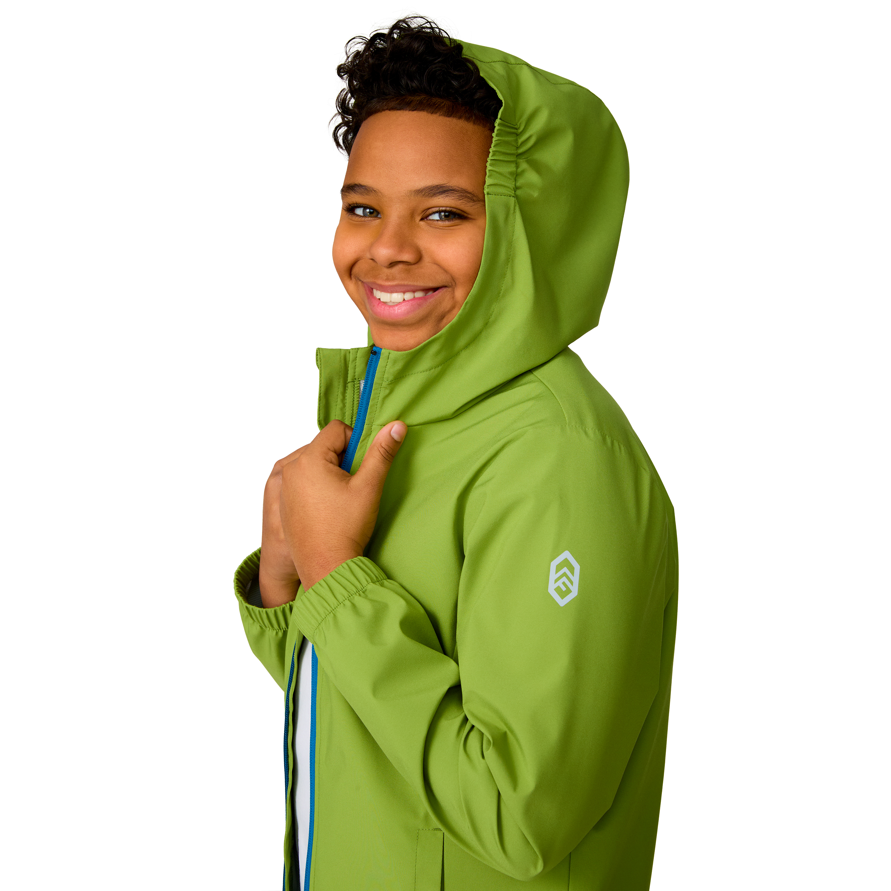 Free Country Boys' Hydro Lite Recess X2O Rain Jacket - Picture 7 of 9