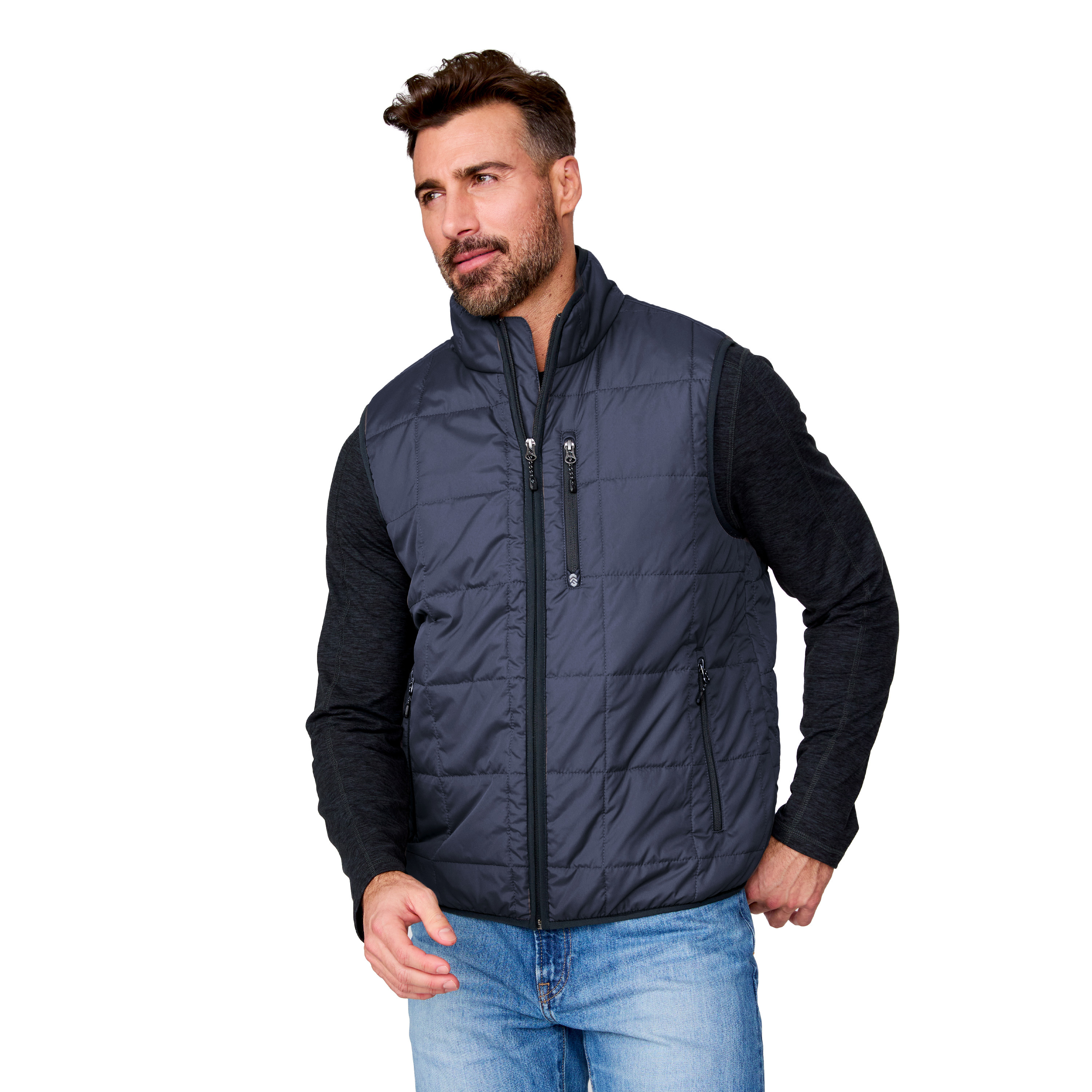Free Country Men's Maple Creek IV Box Quilted Puffer Vest - Picture 15 of 19
