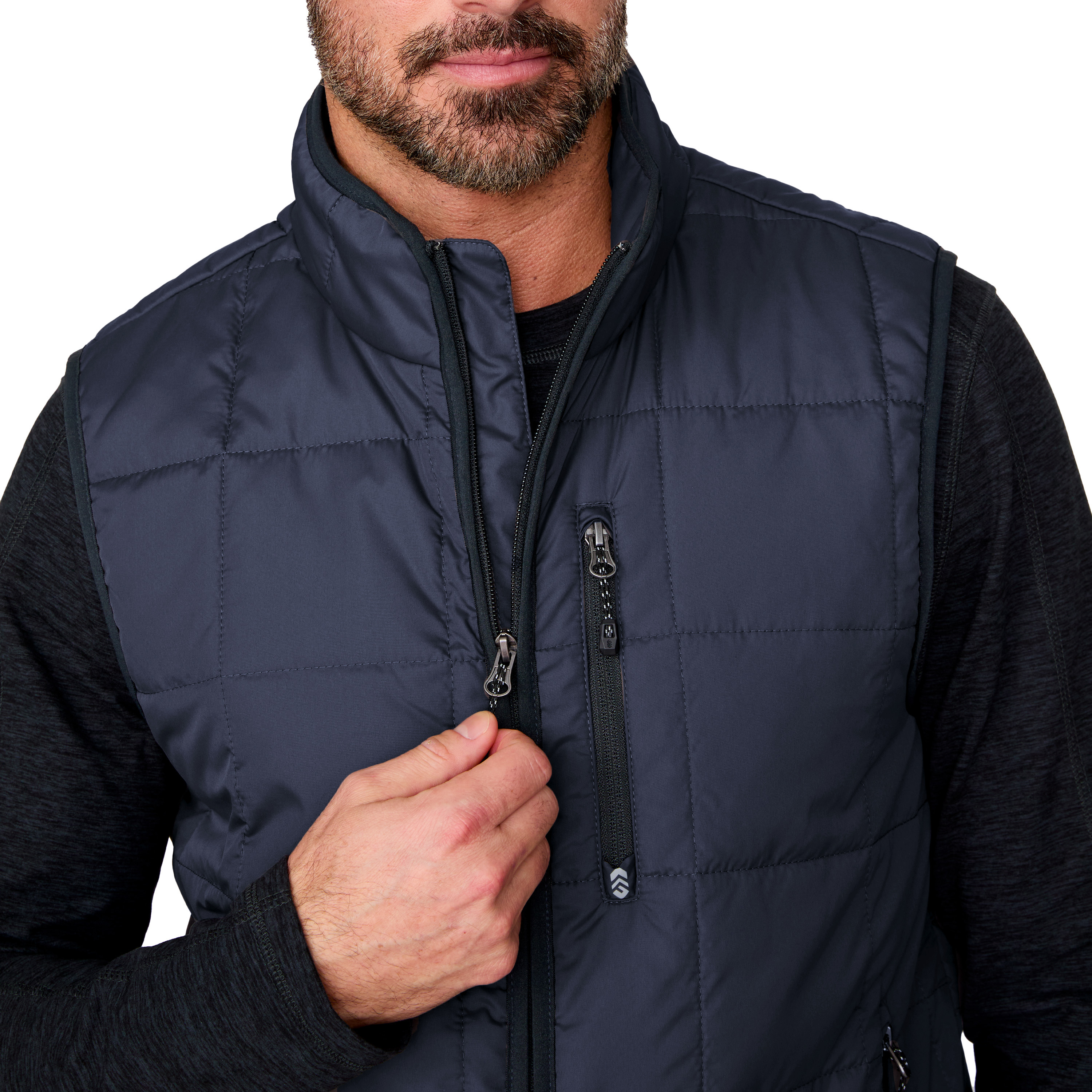 Free Country Men's Maple Creek IV Box Quilted Puffer Vest - Picture 19 of 19