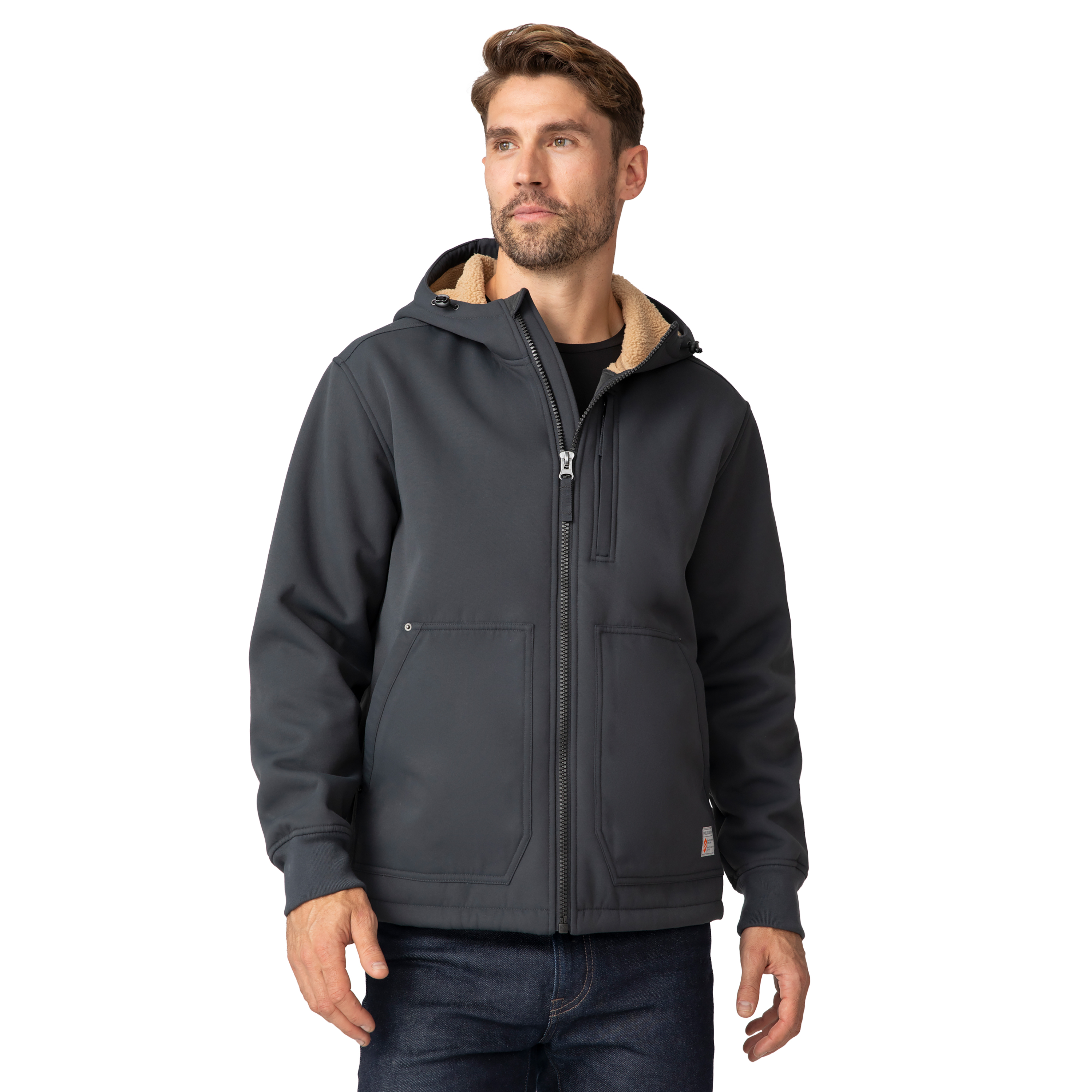 Free Country Men's Wind River Burly Canvas Softshell Jacket - Picture 8 of 13