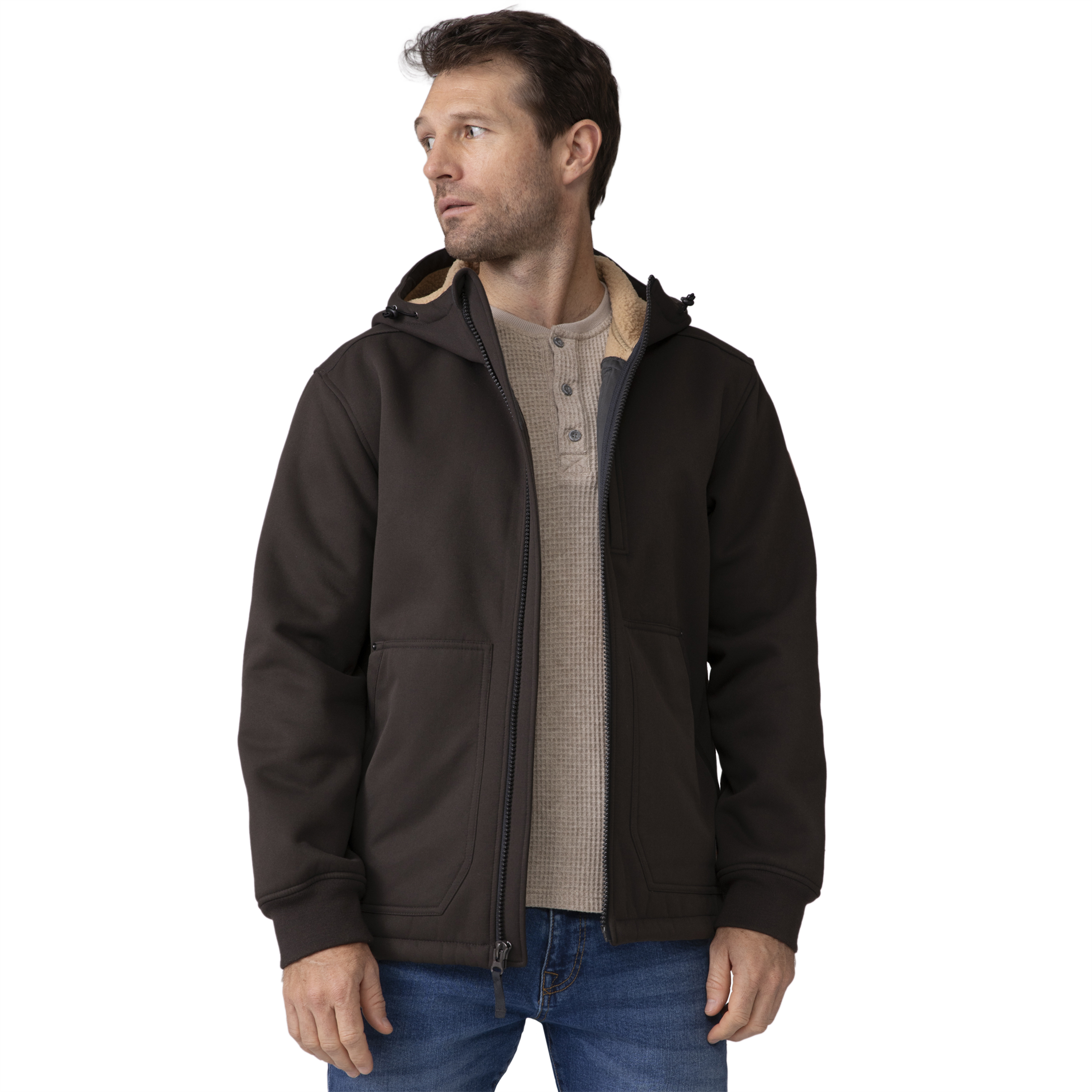 Free Country Men's Wind River Burly Canvas Softshell Jacket - Picture 12 of 13