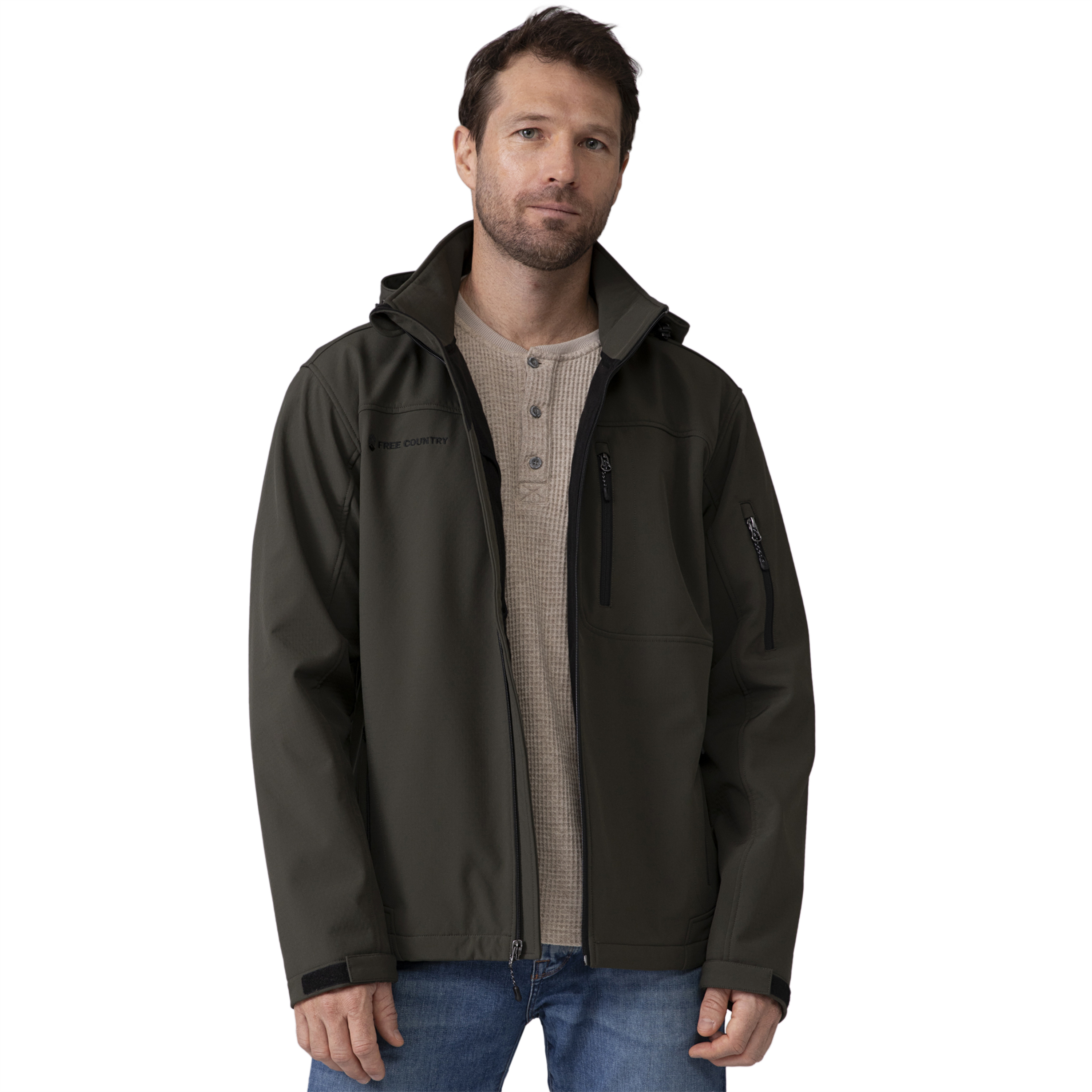 Free Country Men's Odyssey II Flex Super Softshell® Jacket - Picture 22 of 38